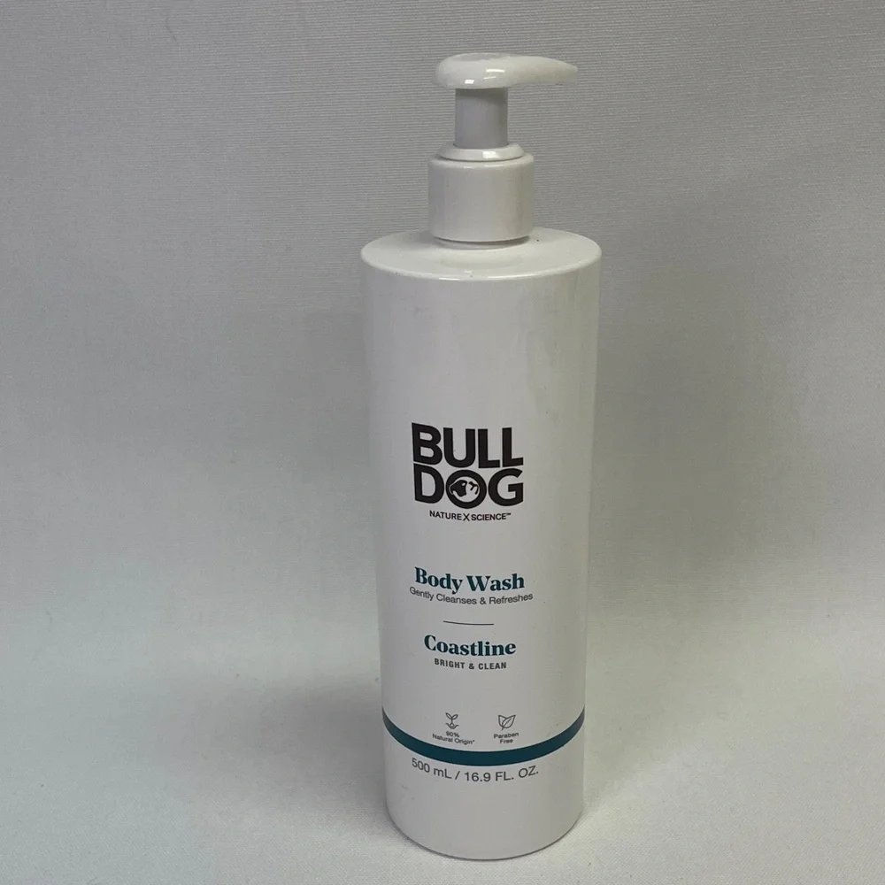 Bulldog Men's Body Wash Coastline Scent 16.9 fl oz Bright & Clean Shower Soap